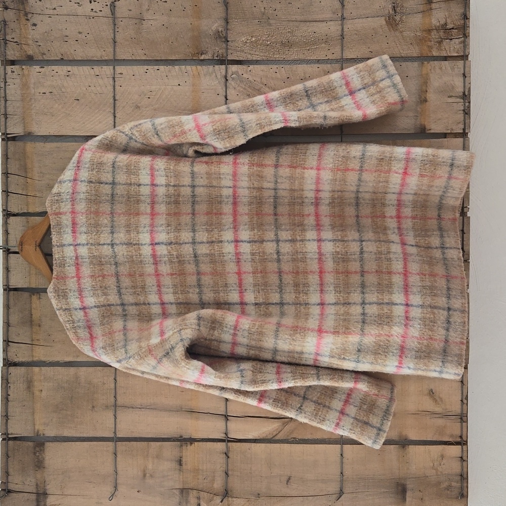 Bernardo plaid wool blend coat - Picture 2 of 4